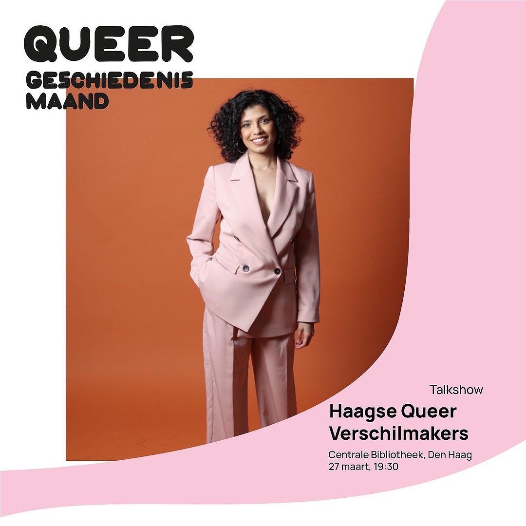 Portretfoto van Charisa Chotoe, host panel queer verschilmakers Den Haag